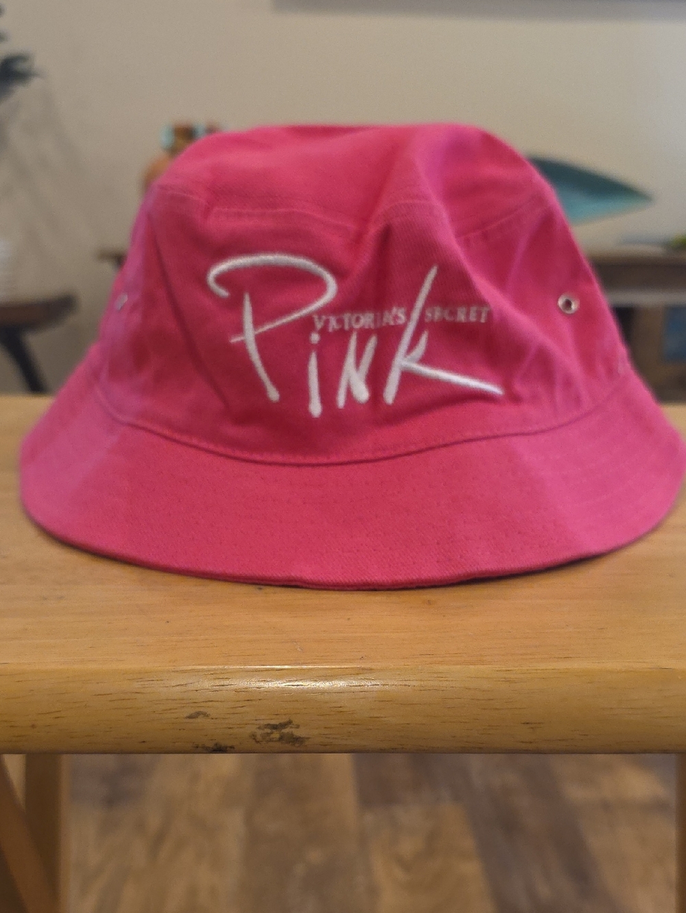 Victoria's Secret PINK Hot Pink Bucket Hat